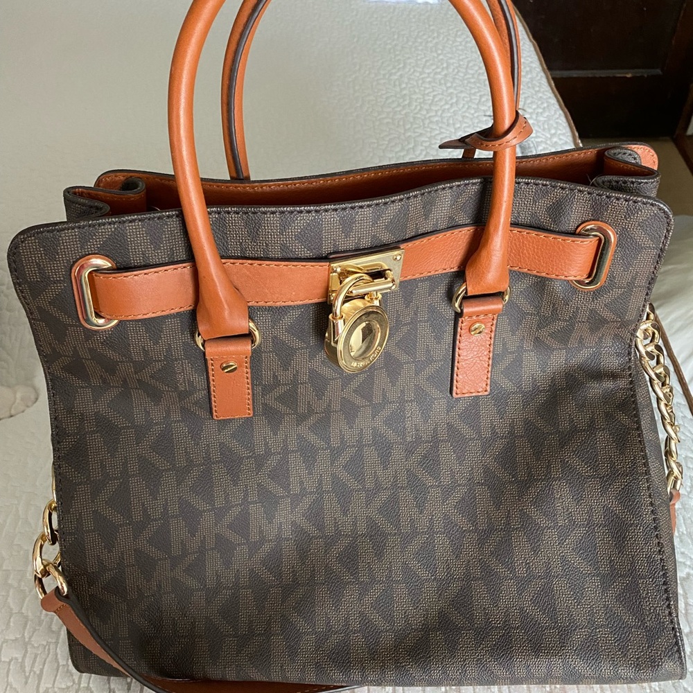 Michael Kors large structured bag